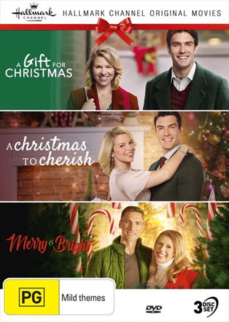 Hallmark Christmas - A Gift For Christmas / A Christmas To Cherish / Merry and Bright - Collection DVD