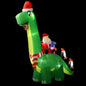 Inflatable Santa Dinosaur 3.8M Illuminated Decorations