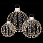 3 PCS Christmas Lights 360 LED Fairy Light Ball Decorations Jingle Jollys